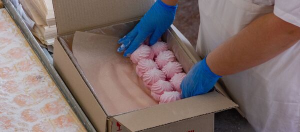 Вкус бело-розового зефира из Бобруйска знаком каждому из нас с детства - Sputnik Беларусь