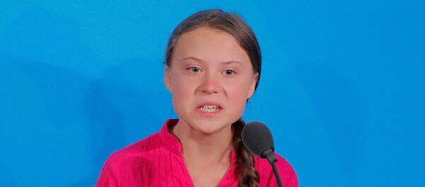 Грета Тунберг на саммите ООН в Нью-Йорке - Sputnik Беларусь