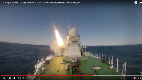 Модернизированный Смерч отстрелялся из Урана по морской цели - видео - Sputnik Беларусь