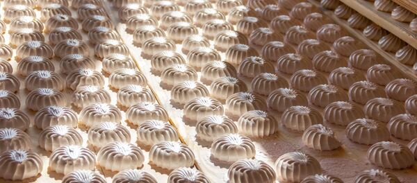 Производство зефира на фабрике Красный пищевик Производство зефира на фабрике Красный пищевик - Sputnik Беларусь