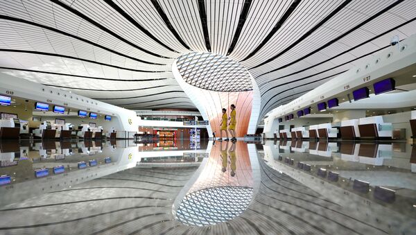 Терминал аэропорта Дасин в Пекине - Sputnik Беларусь