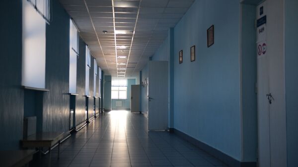 Школьный коридор, архивное фото - Sputnik Беларусь