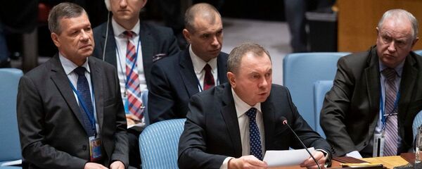Глава белорусского МИД выступил на заседании Совета безопасности ООН - Sputnik Беларусь