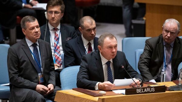 Глава белорусского МИД выступил на заседании Совета безопасности ООН - Sputnik Беларусь