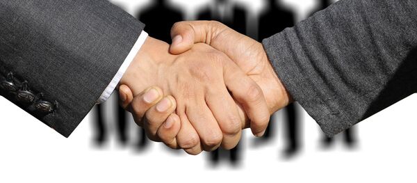 Рукопожатие, архивное фото - Sputnik Беларусь