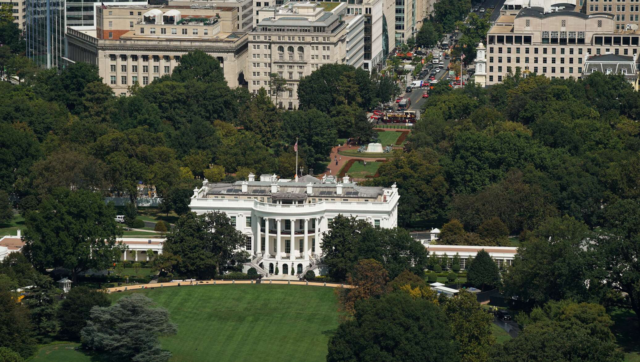 Белый дом сша вид сверху
