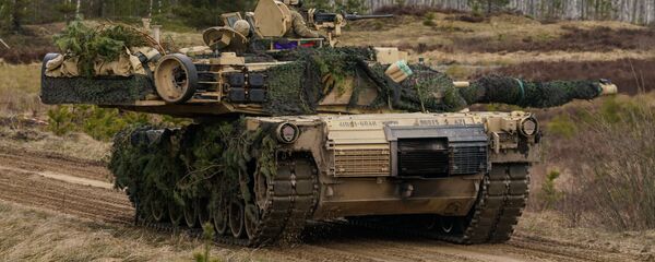 Танк M1 Abrams, архіўнае фота Танк M1 Abrams, архіўнае фота - Sputnik Беларусь