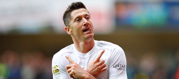 Польский форвард мюнхенской Баварии Роберт Левандовский  - Sputnik Беларусь