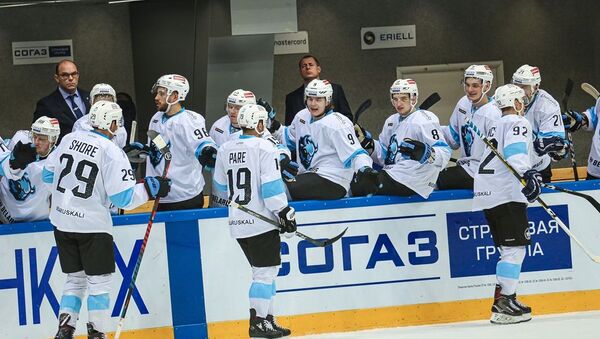 Хоккеисты минского Динамо - Sputnik Беларусь