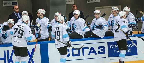 Хоккеисты минского Динамо - Sputnik Беларусь