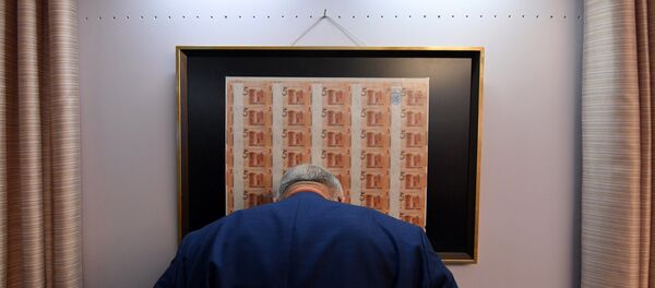 На юбилейной выставке Белорусский рубль. История в четверть века - Sputnik Беларусь