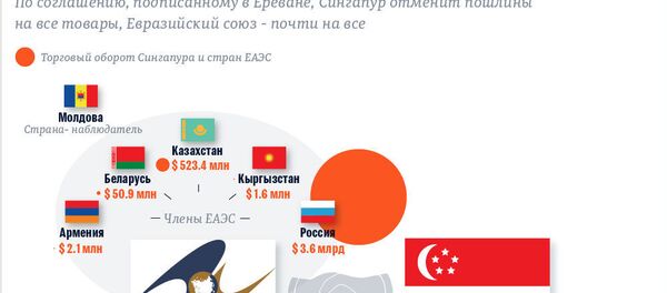 Какой будет свободная торговля ЕАЭС и Сингапура - Sputnik Беларусь