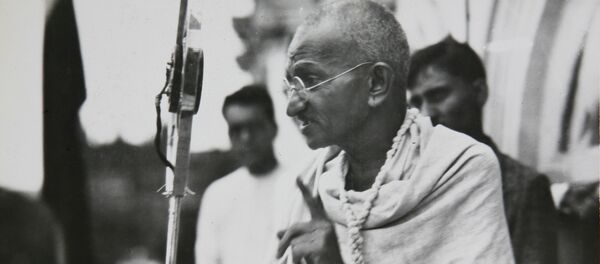 Один из руководителей и идеологов движения за независимость Индии от Великобритании Махатма Ганди - Sputnik Беларусь