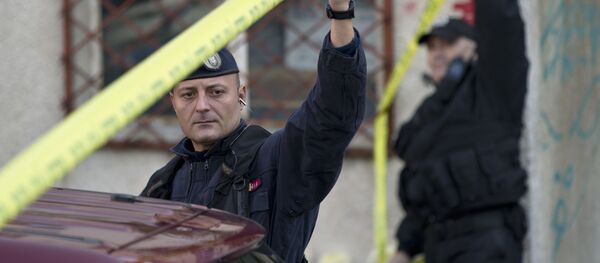 Сотрудники полиции в Румынии - Sputnik Беларусь