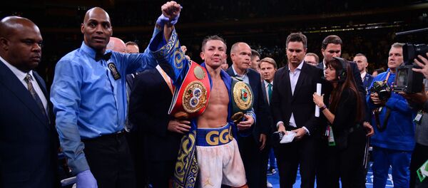 Казахстанский боксер Геннадий Головкин  - Sputnik Беларусь