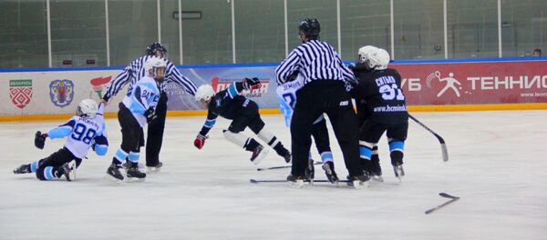 Детский хоккейный матч Детский хоккейный матч - Sputnik Беларусь