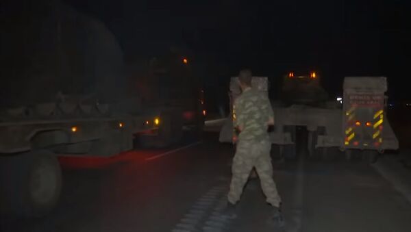 Турецкая бронетехника замечена на границе с Сирией – видео - Sputnik Беларусь