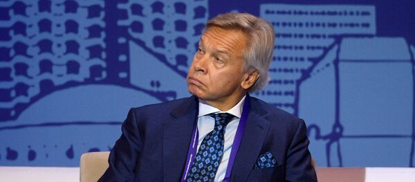 Сенатор РФ Алексей Пушков на полях Минского диалога - Sputnik Беларусь