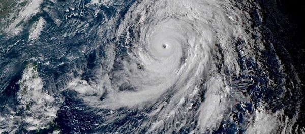 Вид тайфуна Хагибис из космоса - Sputnik Беларусь