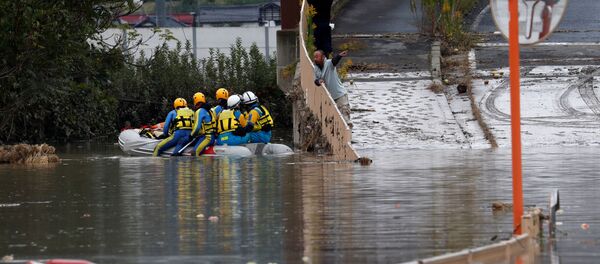 Тайфун Хагибис прошел по Японии - Sputnik Беларусь