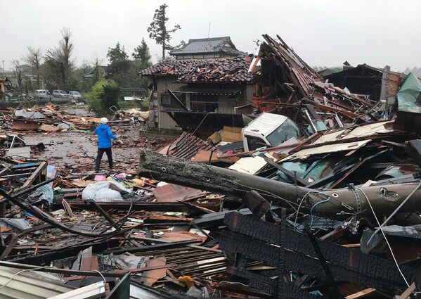 Последствия тайфуна Хагибис в Японии - Sputnik Беларусь