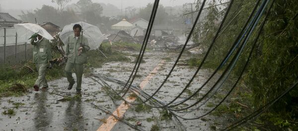 Последствия тайфуна в Японии - Sputnik Беларусь
