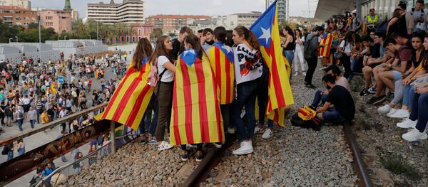 Протесты в Каталонии - Sputnik Беларусь
