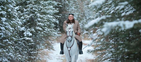 Ким Чен Ын ранее поднимался на Пэктусан в непростые исторические моменты - так утверждает агентство Рёнхап - Sputnik Беларусь