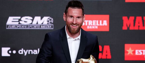 Лионель Месси с шестой Золотой бутсой - Sputnik Беларусь