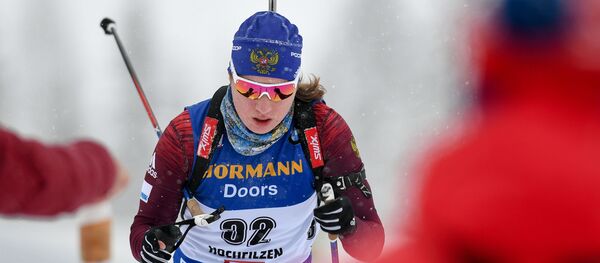 Биатлонистка Ольга Подчуфарова - Sputnik Беларусь