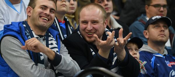 Болельщики минского ХК Динамо-Минск - Sputnik Беларусь