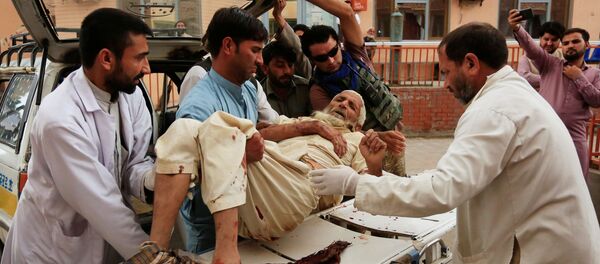 Пострадавший во время взрыва - Sputnik Беларусь