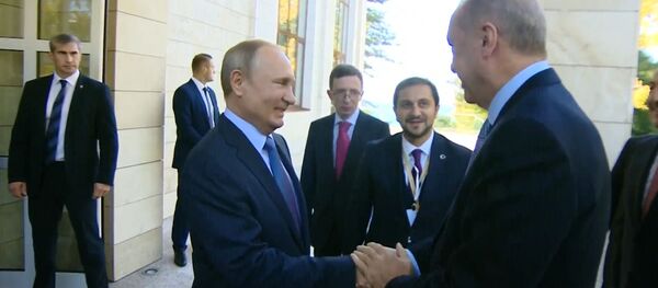 Путин и Эрдоган - Sputnik Беларусь