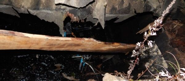 Мужчина чуть не погиб, провалившись в битумное хранилище - Sputnik Беларусь