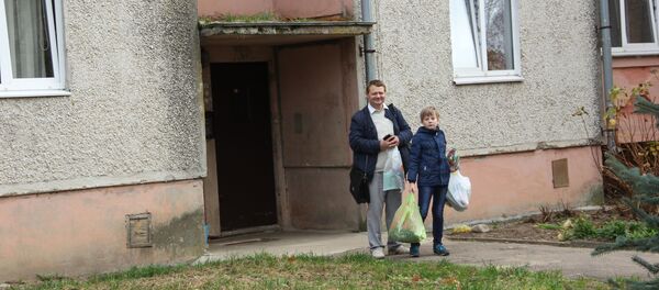 Дмитрий Шиманович с сыном Игнатом - Sputnik Беларусь