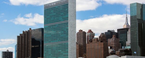 Штаб-кватэра ААН у Нью-Ёрку Штаб-кватэра ААН у Нью-Ёрку - Sputnik Беларусь