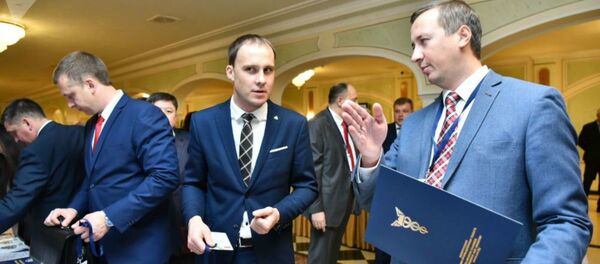 Падчас бізнес-форуму былі падпісаныя кантракты на 75 мільёнаў долараў Падчас бізнес-форуму былі падпісаныя кантракты на 75 мільёнаў долараў - Sputnik Беларусь