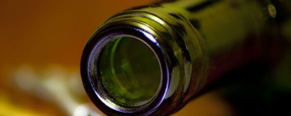 Пустая бутылка из-под вина, архивное фото - Sputnik Беларусь