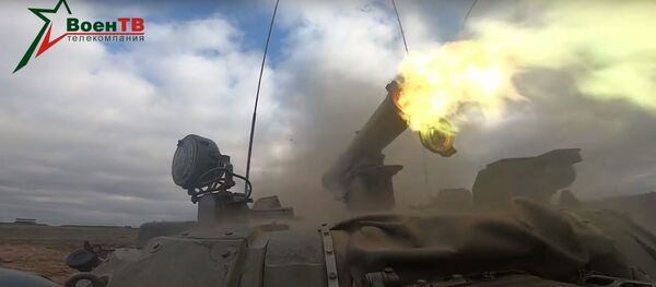 У Беларусі выпрабавалі новую ракету У Беларусі выпрабавалі новую ракету - Sputnik Беларусь