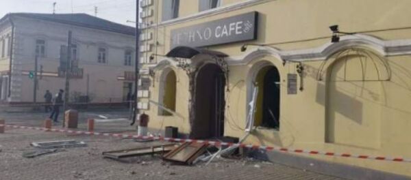 Кафе в Улан-Удэ, где произошел взрыв - Sputnik Беларусь