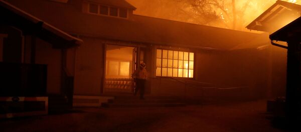 Природный пожар Кинкейд в Калифорнии - Sputnik Беларусь