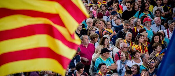 Акции протеста в Барселоне - Sputnik Беларусь