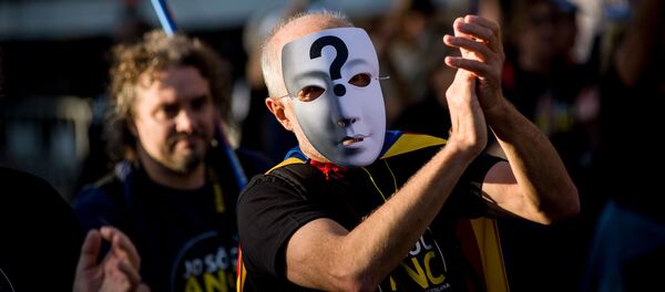 Акции протеста в Барселоне - Sputnik Беларусь