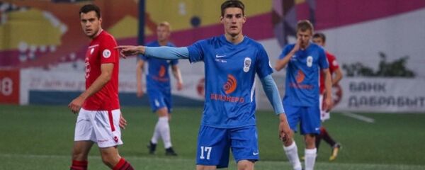 Форвард ФК Энергетик-БГУ Илья Шкурин - Sputnik Беларусь