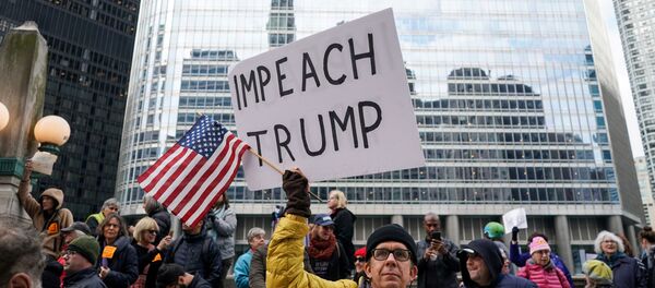 Демонстранты проводят митинг в Чикаго - Sputnik Беларусь