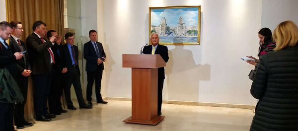 Спецпредставитель ОБСЕ в Трехсторонней контактной группе Мартин Сайдик Спецпредставитель ОБСЕ в Трехсторонней контактной группе Мартин Сайдик - Sputnik Беларусь