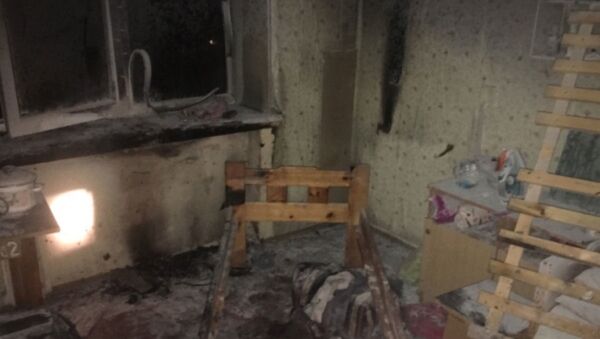 Пожар в брестском общежитии - Sputnik Беларусь
