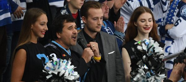 Канадский форвард минского Динамо Райан Спунер (справа) - Sputnik Беларусь