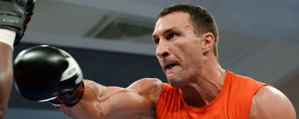 Бывший украинский боксер Владимир Кличко Бывший украинский боксер Владимир Кличко - Sputnik Беларусь