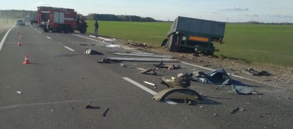 Место аварии - Sputnik Беларусь